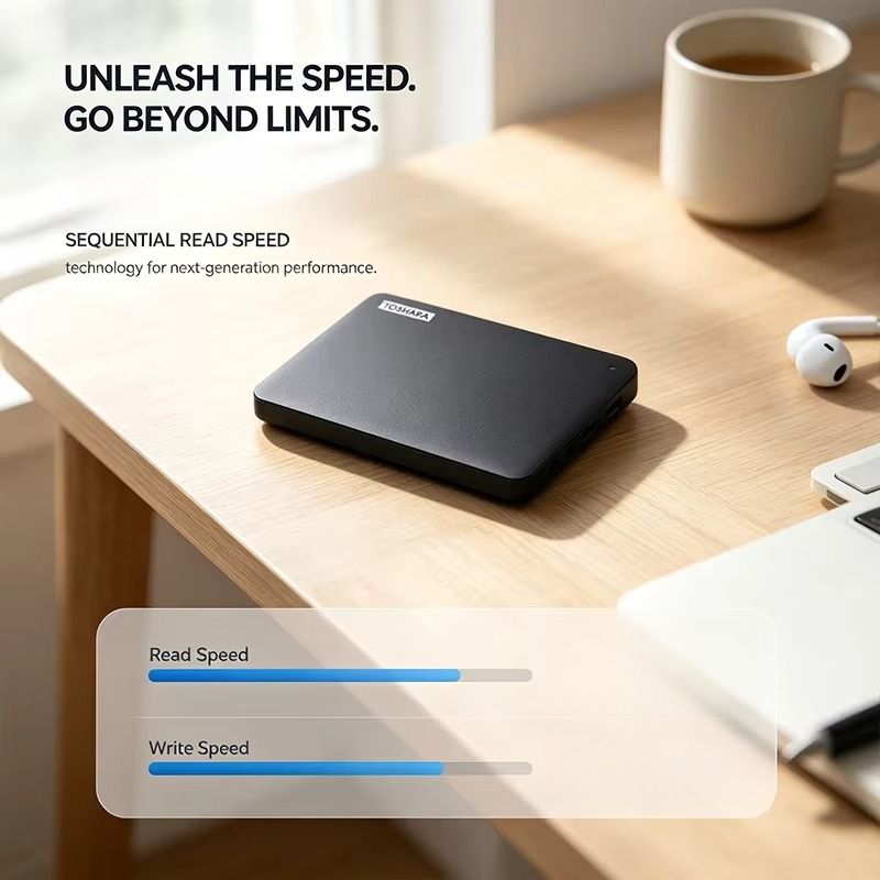 SSD Portátil TOSHARA A3 4TB 2T - Ssd 500Gb reseña y precio
