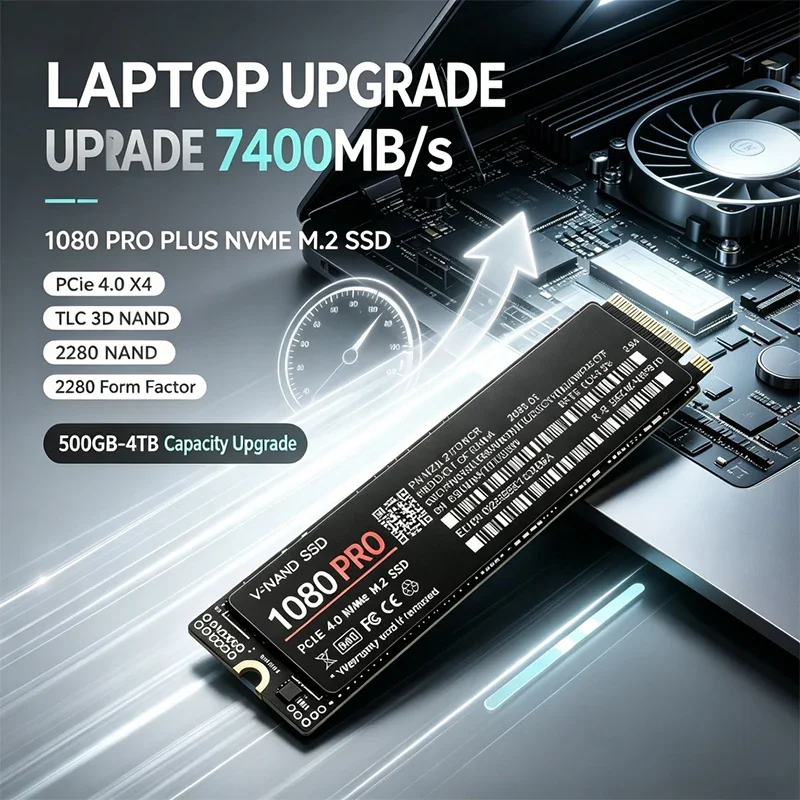 SSD interno M.2 NVMe de 7400 M - Ssd 500Gb reseña y precio