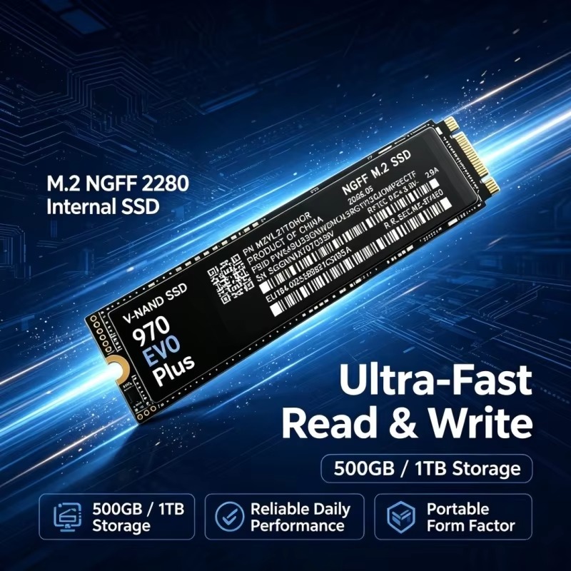 970 EVO Plus M.2 NGFF SSD, uni - Samsung Ssd reseña y precio